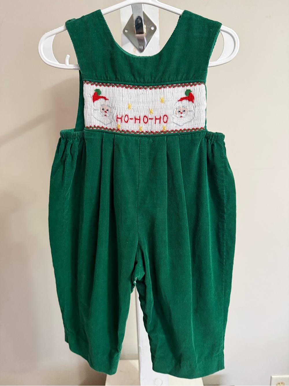 House of Hatten Smocked Christmas Romper